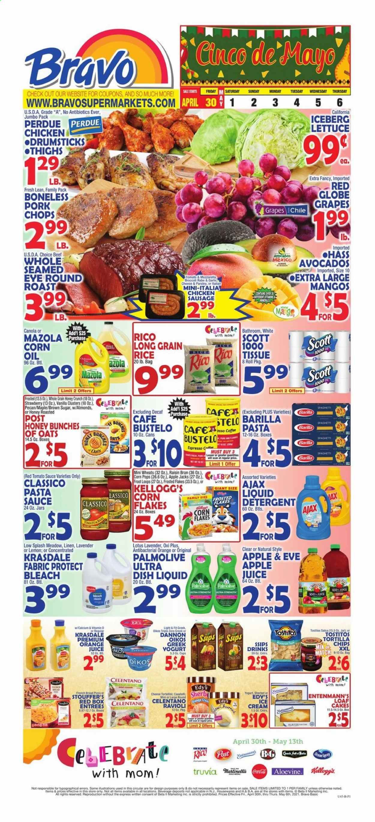 Bravo Supermarkets (CT, FL, MA, NJ, NY, PA, RI) Weekly Ad Flyer April 30 to May 6