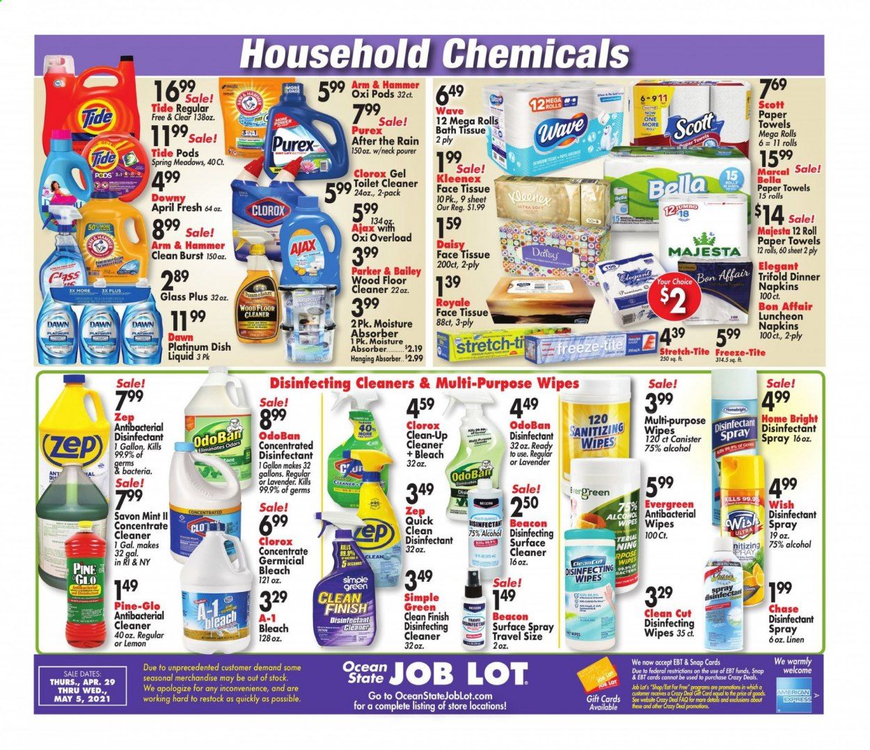 Ocean State Job Lot Weekly Ad Flyer April 29 to May 5