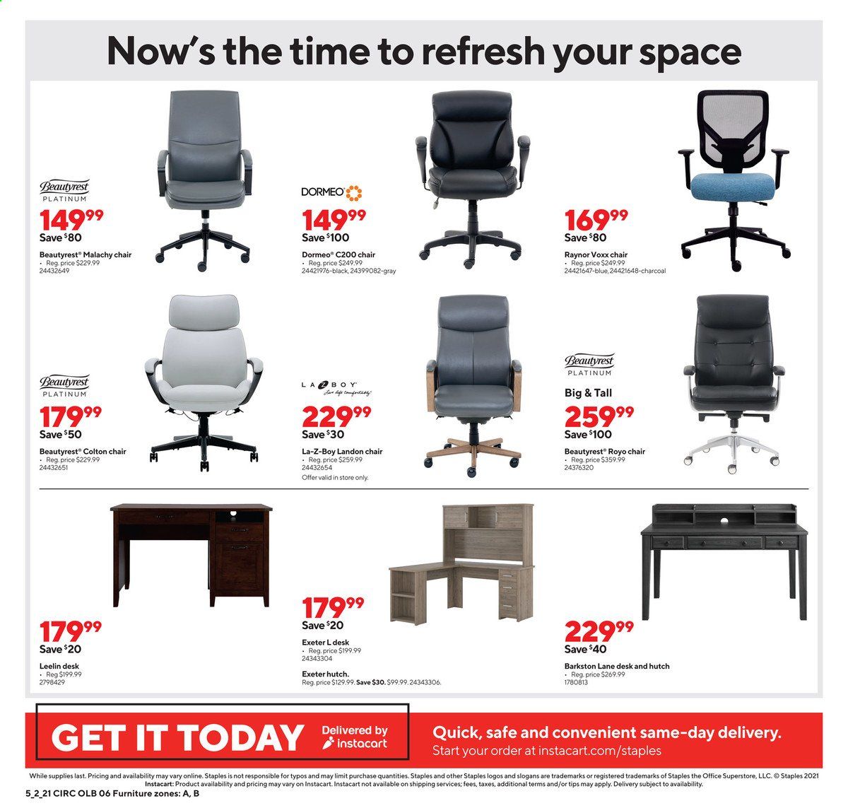 Staples Weekly Ad Flyer May 2 to May 8