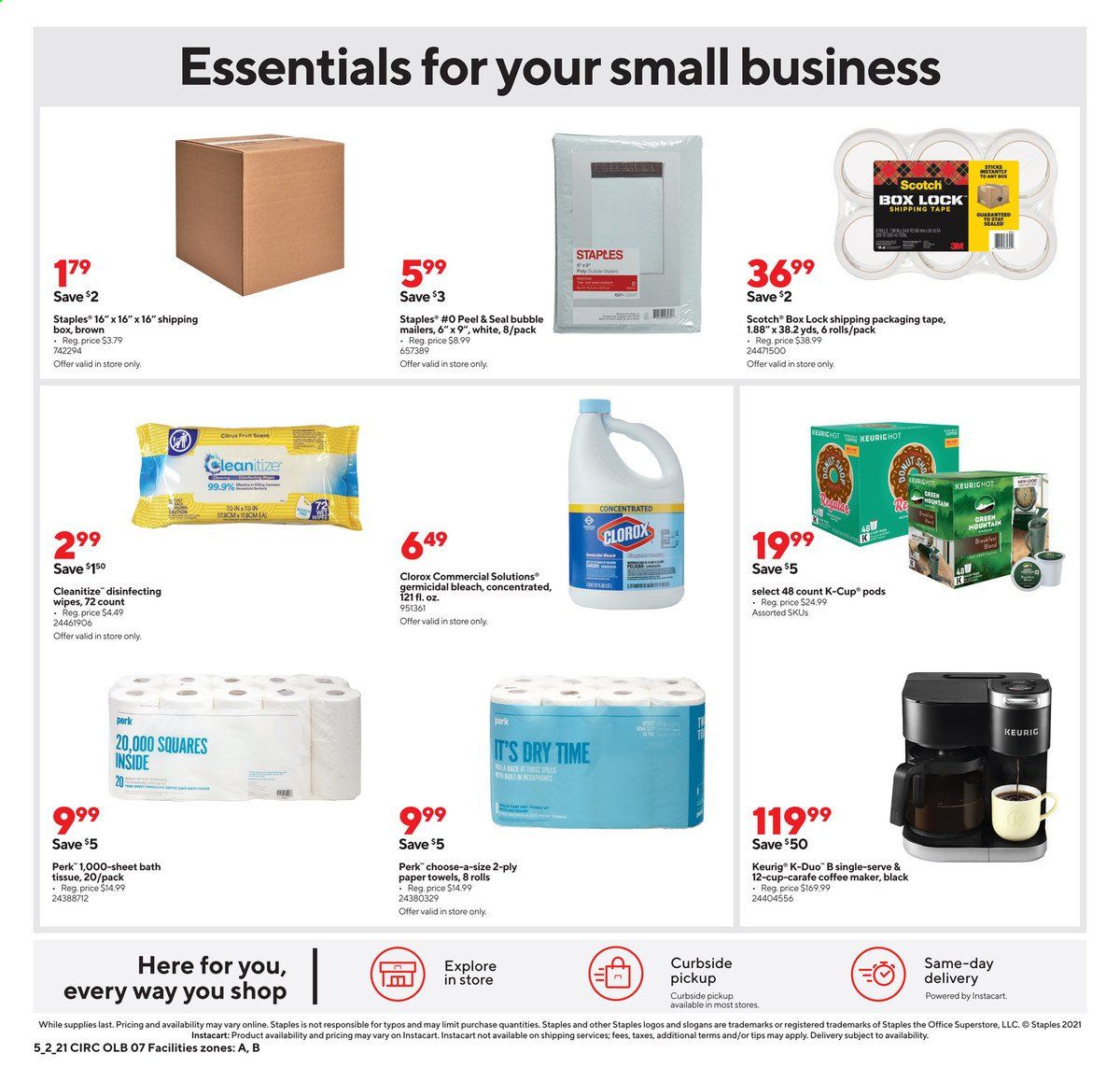 Staples Weekly Ad Flyer May 2 to May 8