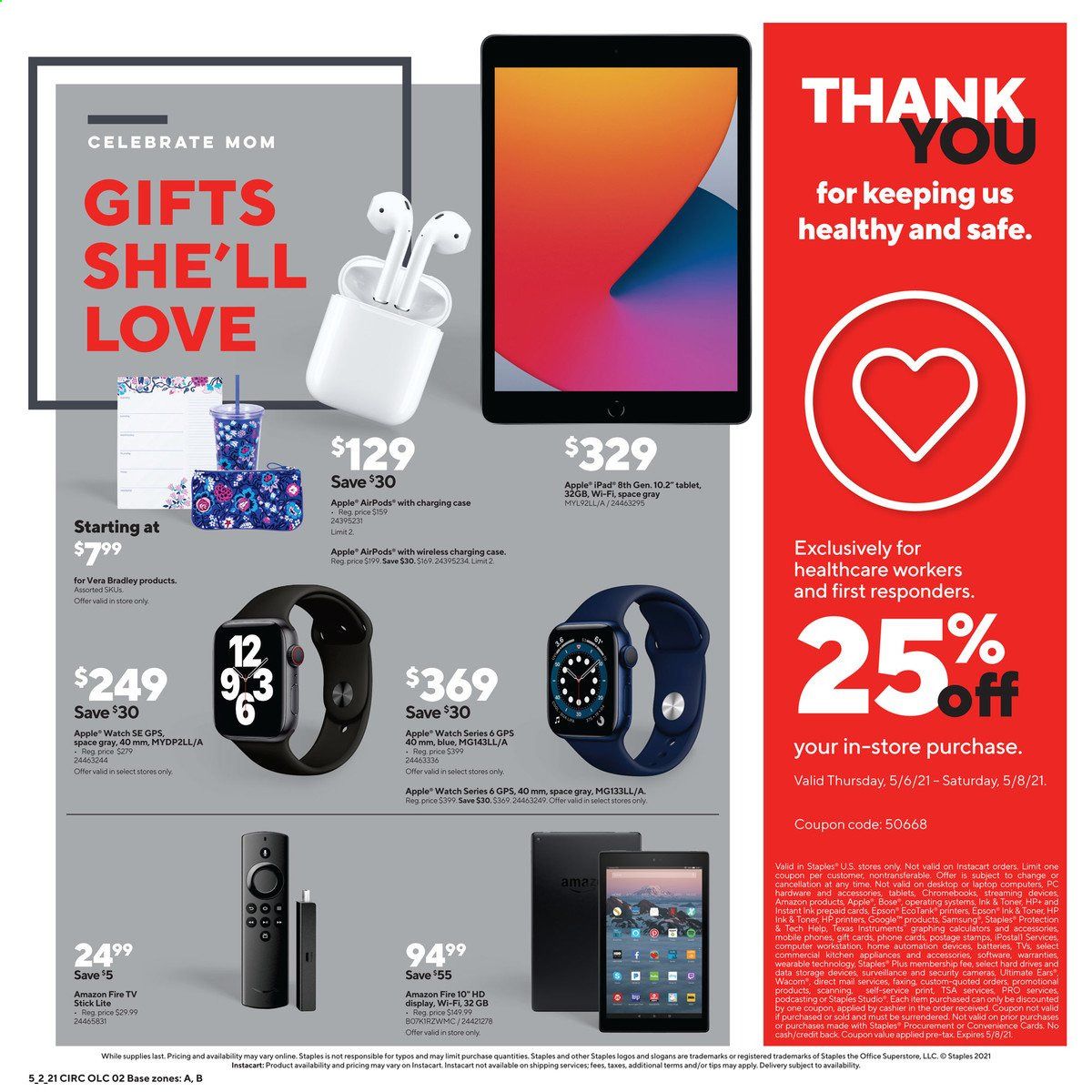 Staples Weekly Ad Flyer May 2 to May 8