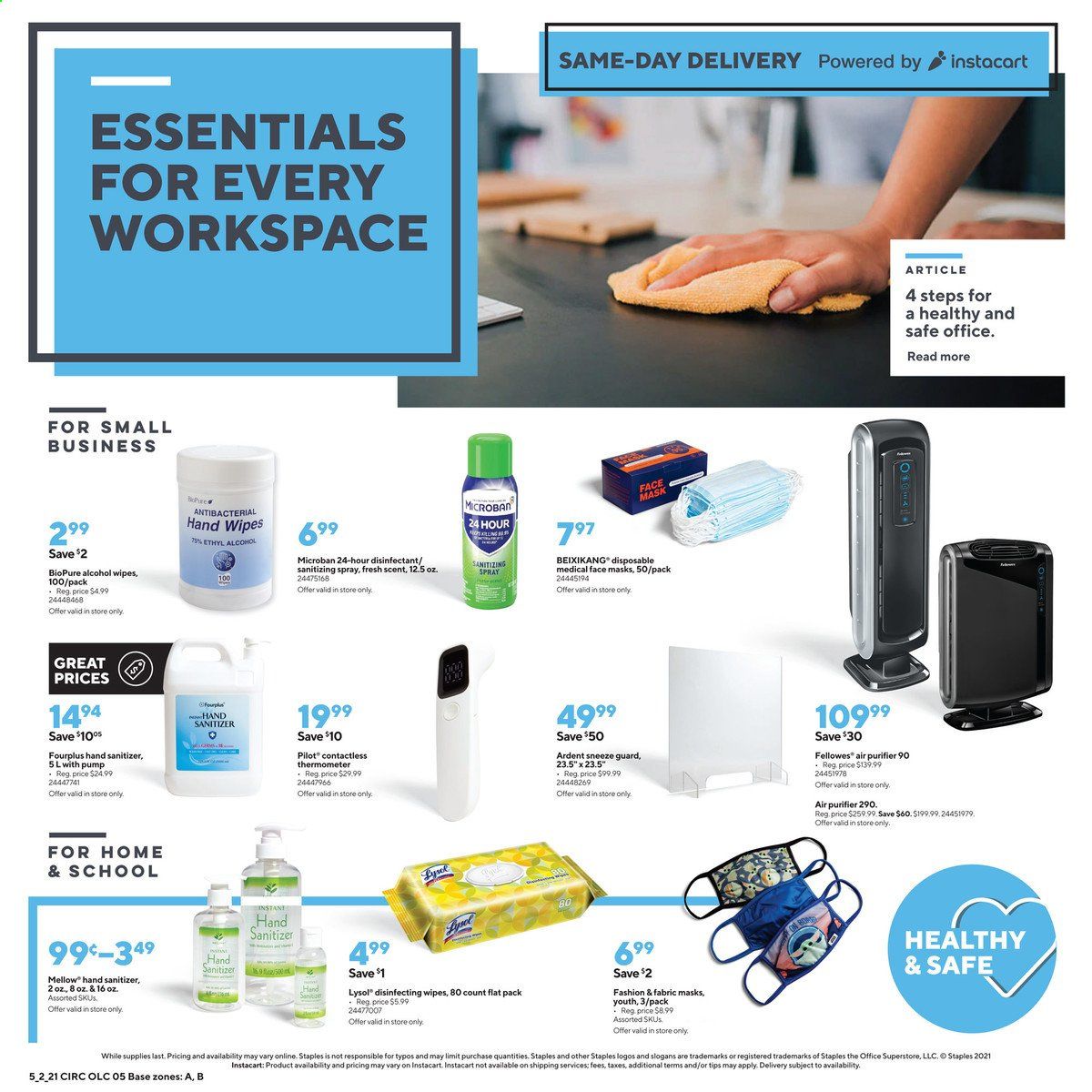 Staples Weekly Ad Flyer May 2 to May 8