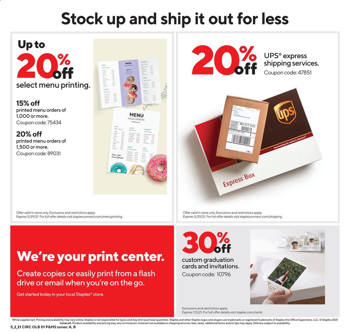 Staples Weekly Ad Flyer May 2 to May 8