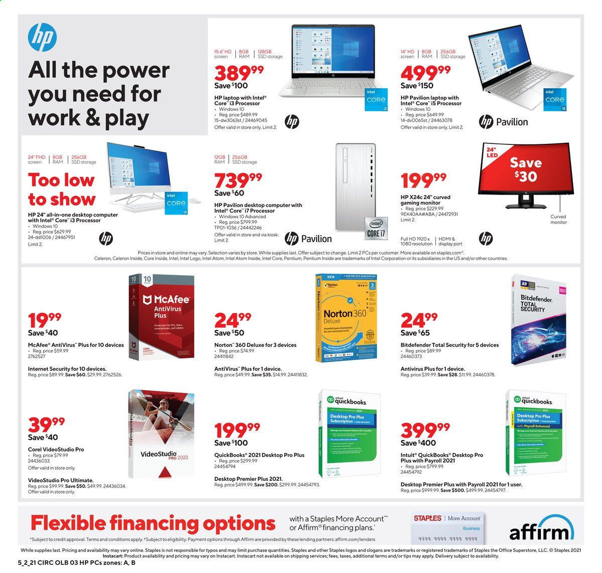 Staples Weekly Ad Flyer May 2 to May 8