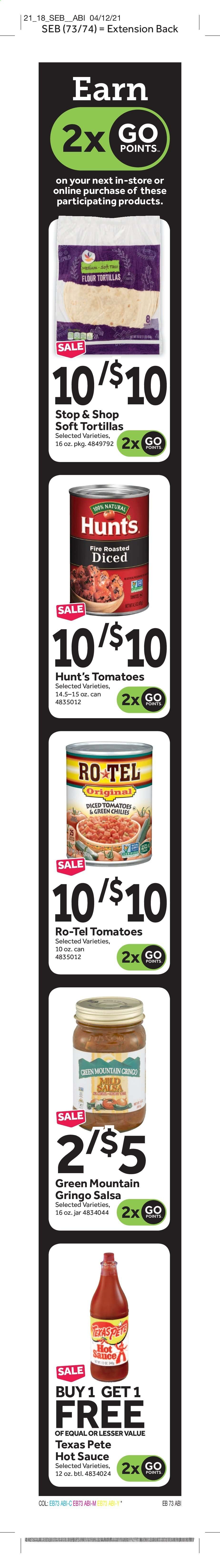Stop & Shop (MA) Weekly Ad Flyer April 30 to May 6