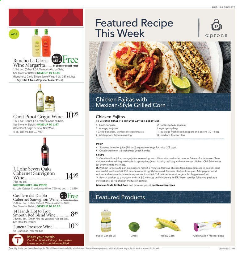Publix (AL, FL, GA, NC, SC, TN) Weekly Ad Flyer April 29 to May 5