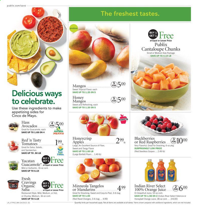 Publix (AL, FL, GA, NC, SC, TN) Weekly Ad Flyer April 29 to May 5