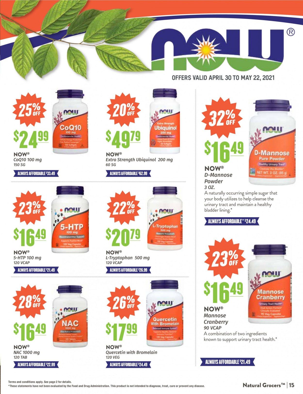Natural Grocers Weekly Ad Flyer April 30 to May 22