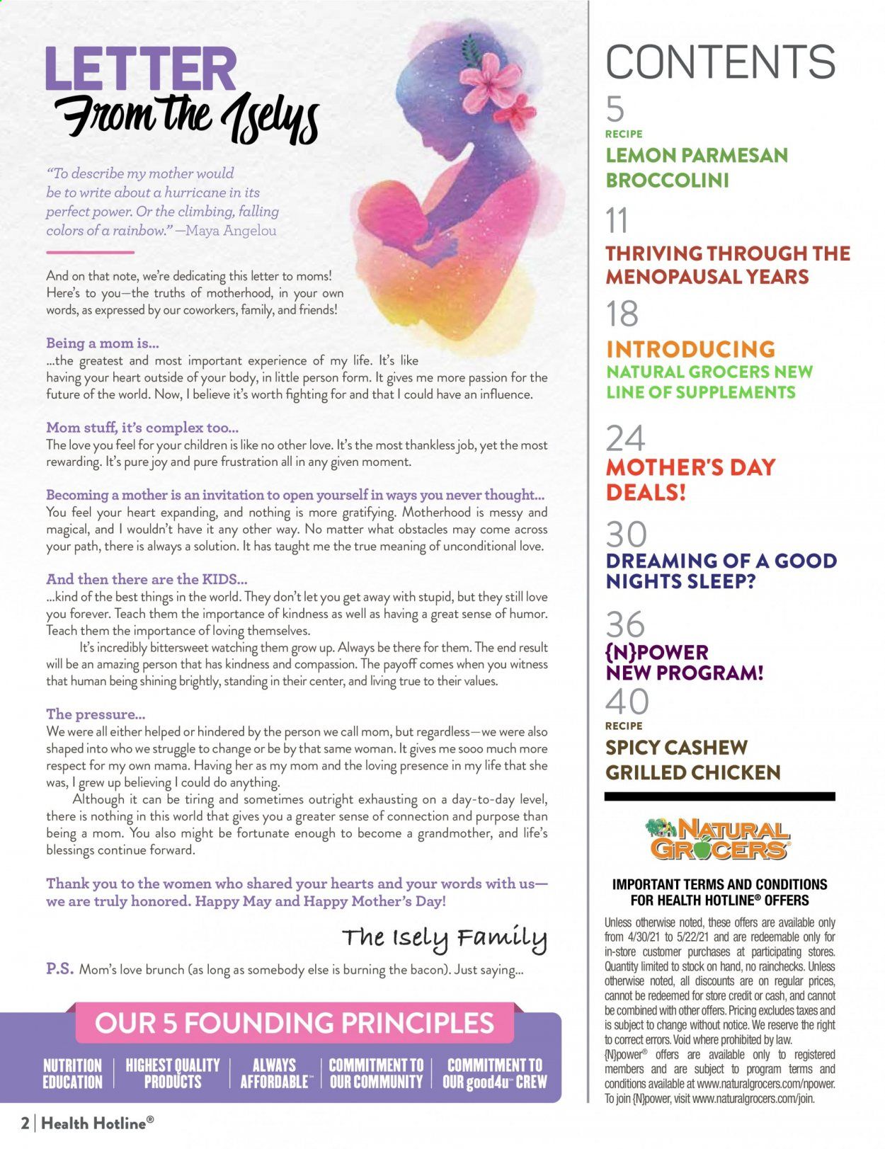 Natural Grocers Weekly Ad Flyer April 30 to May 22