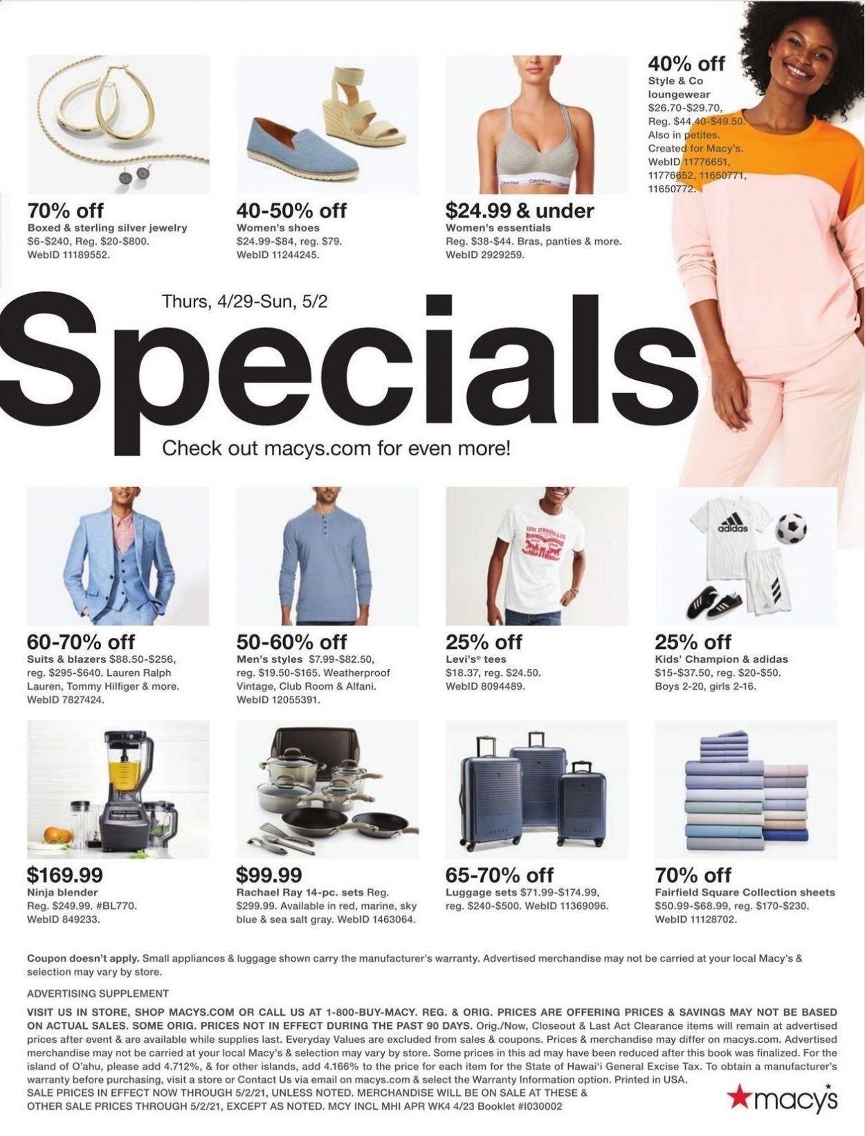 Macy's Weekly Ad Flyer April 29 to May 2