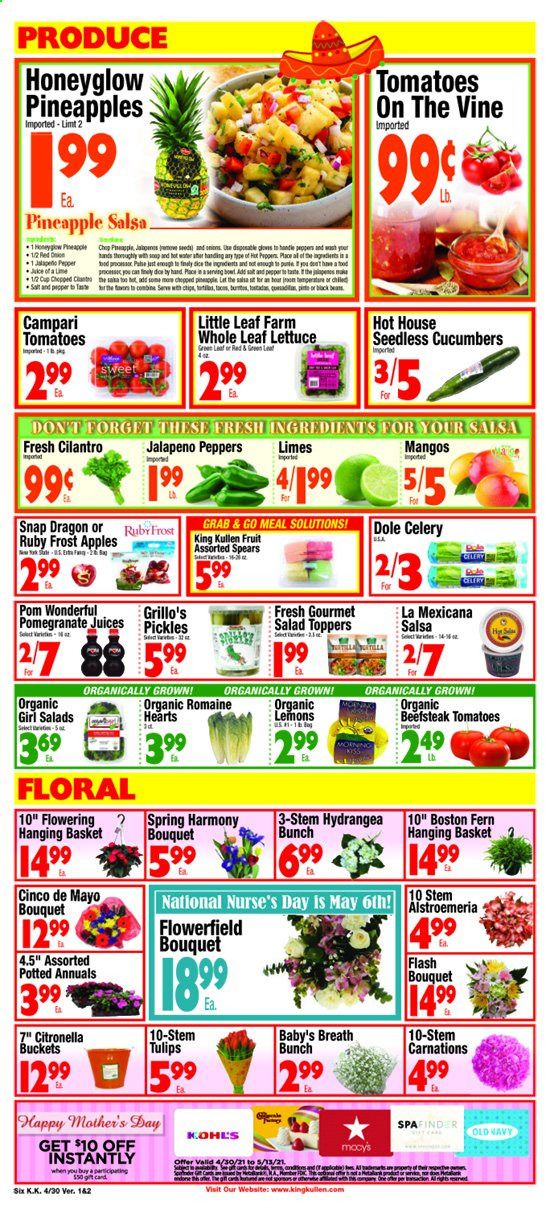 King Kullen Weekly Ad Flyer April 30 to May 6