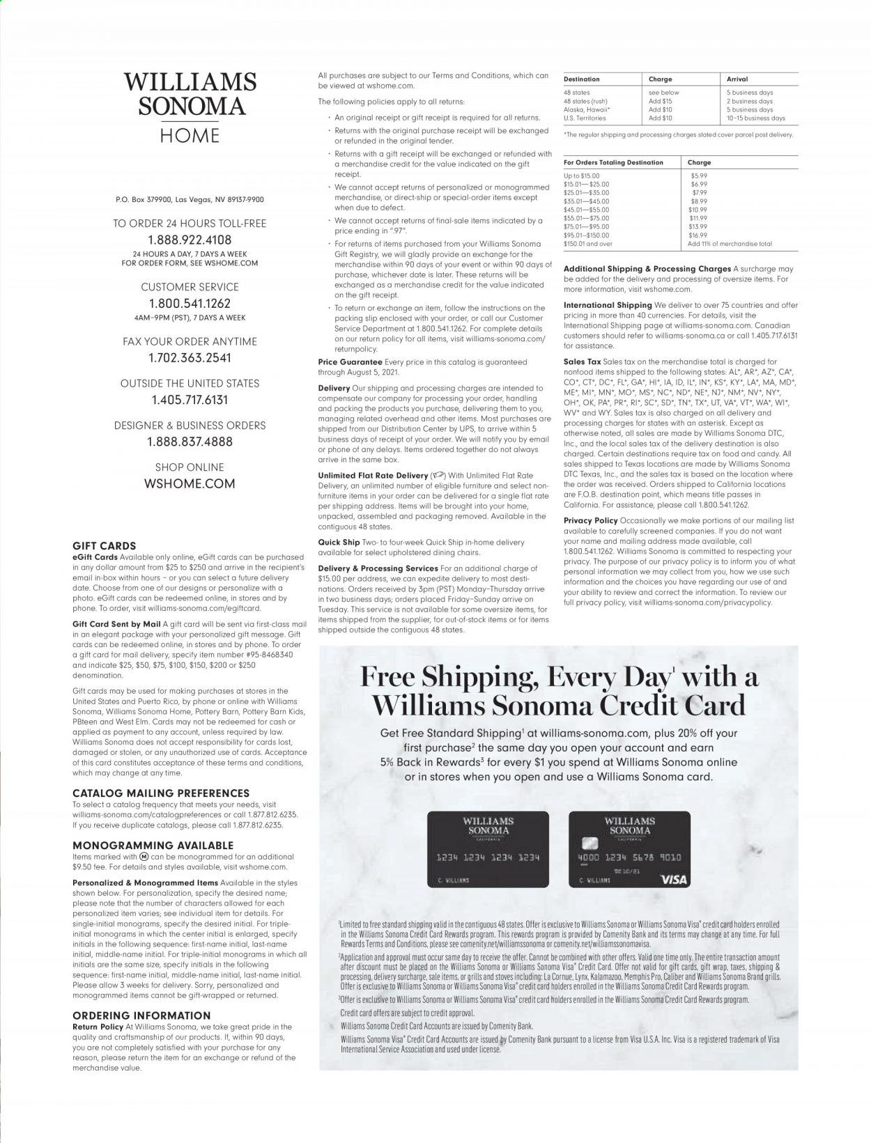 Williams-Sonoma Weekly Ad Flyer April 30 to May 7