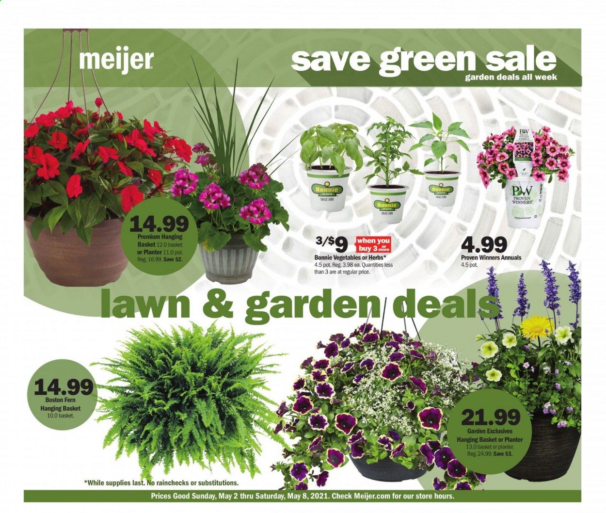 Meijer (IL, IN, KY, MI, OH, WI) Weekly Ad Flyer May 2 to May 8