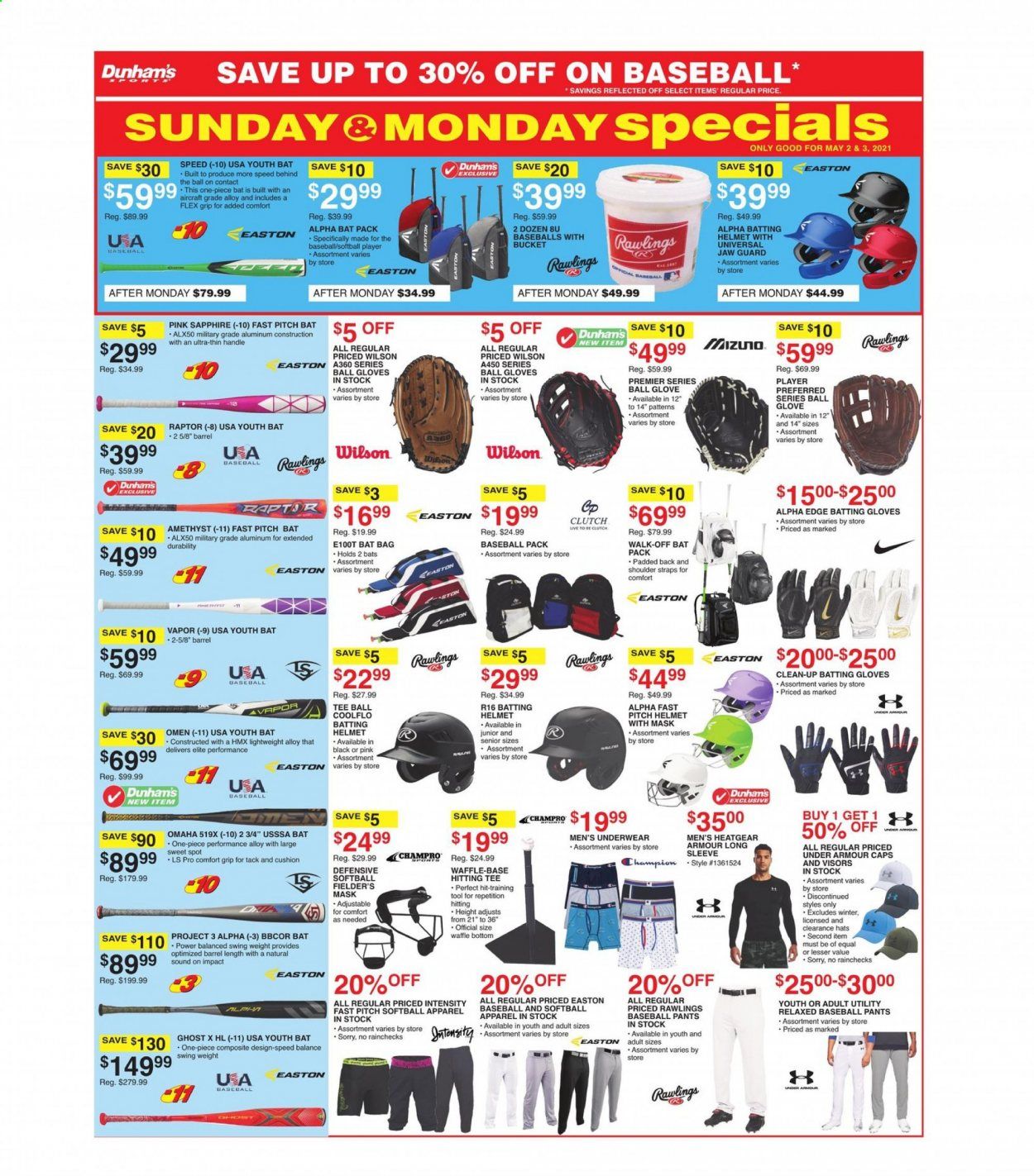 Dunham's Sports Weekly Ad Flyer May 1 to May 6