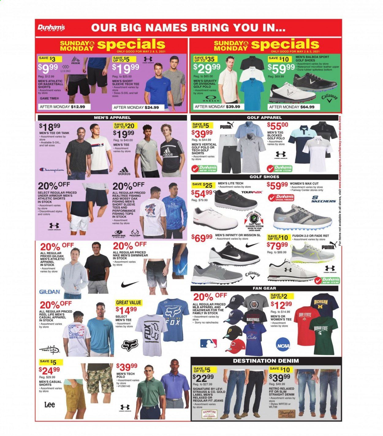 Dunham's Sports Weekly Ad Flyer May 1 to May 6