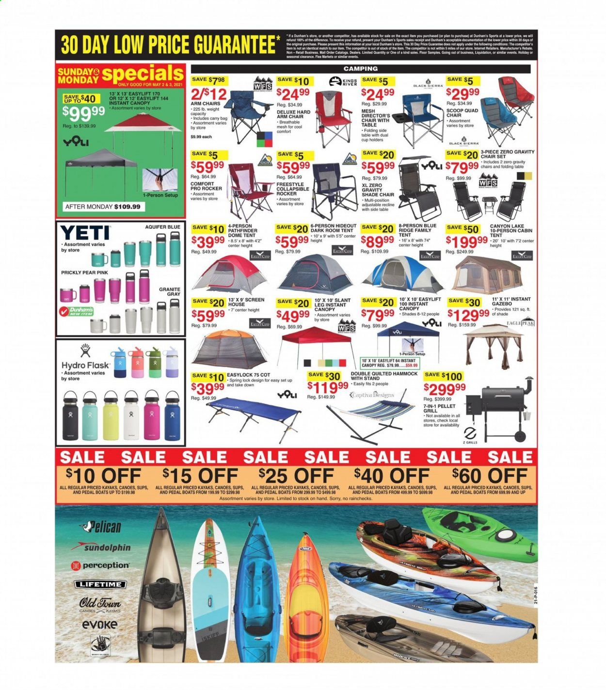 Dunham's Sports (MI, PA, WI) Weekly Ad Flyer May 1 to May 6