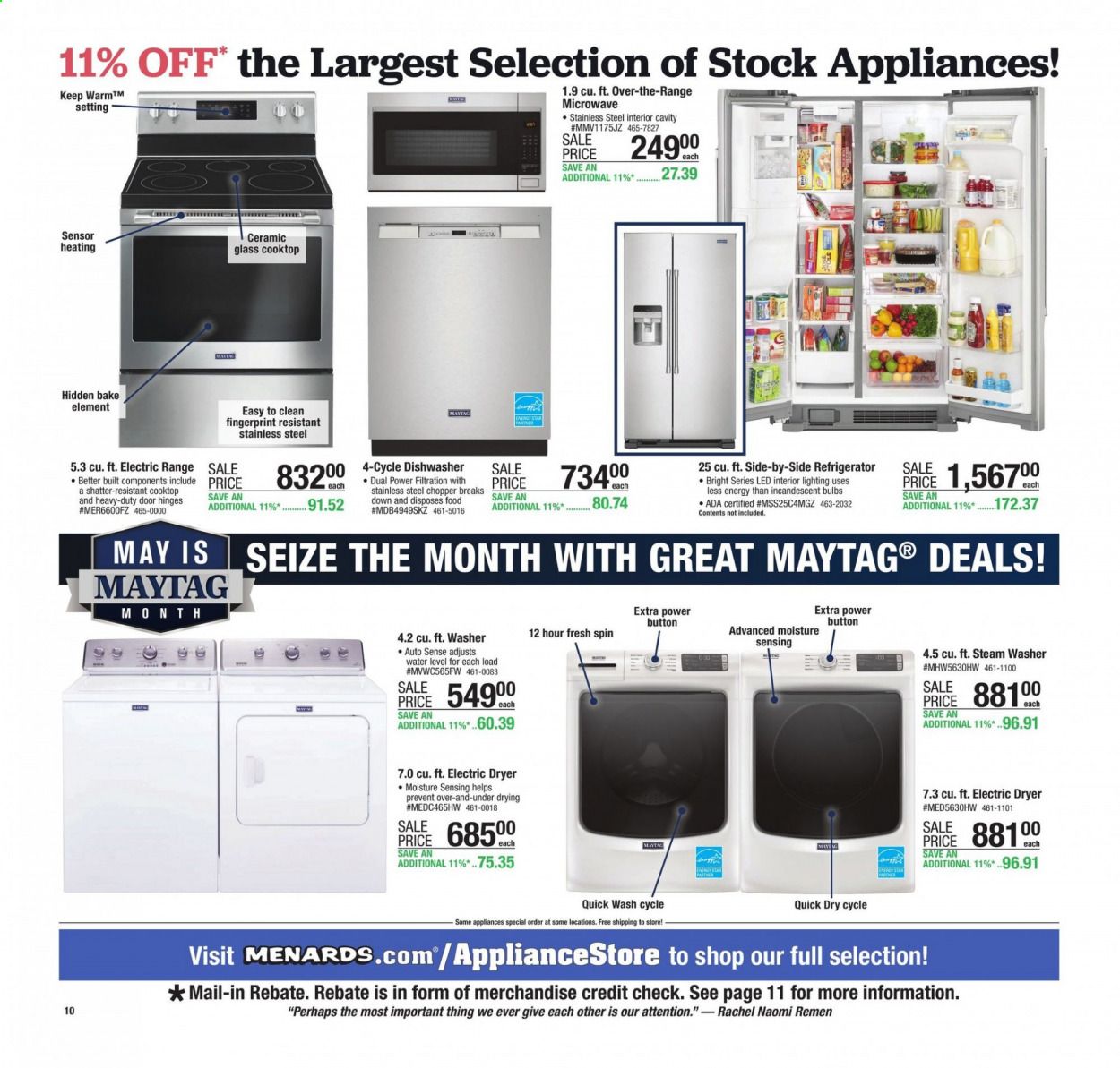 Menards Weekly Ad Flyer April 29 to May 8