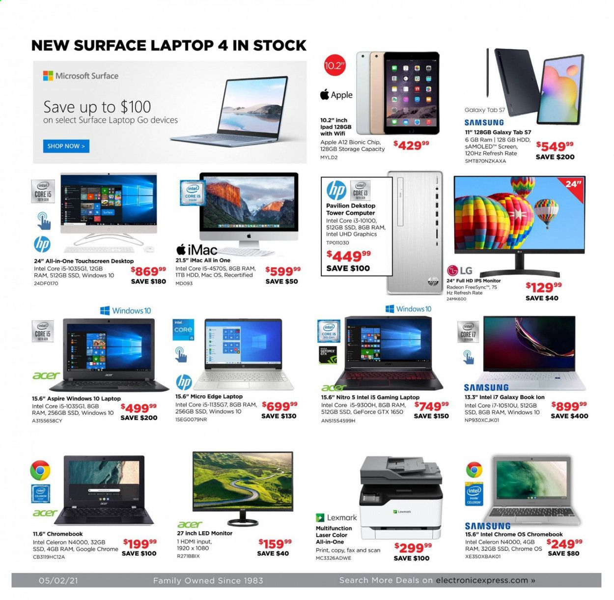 Electronic Express Weekly Ad Flyer May 2 to May 8