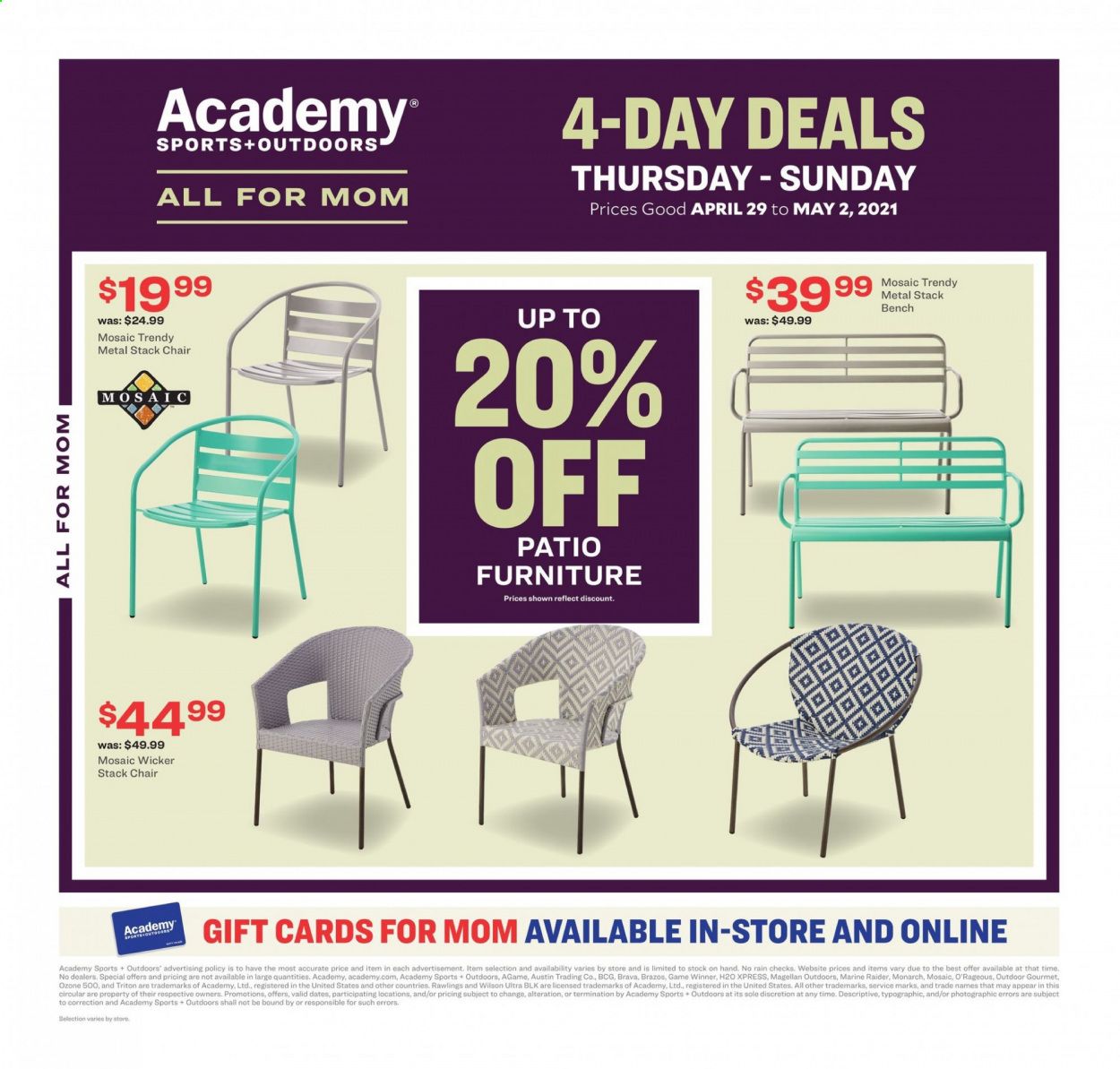 Academy Sports Weekly Ad Flyer April 29 to May 2