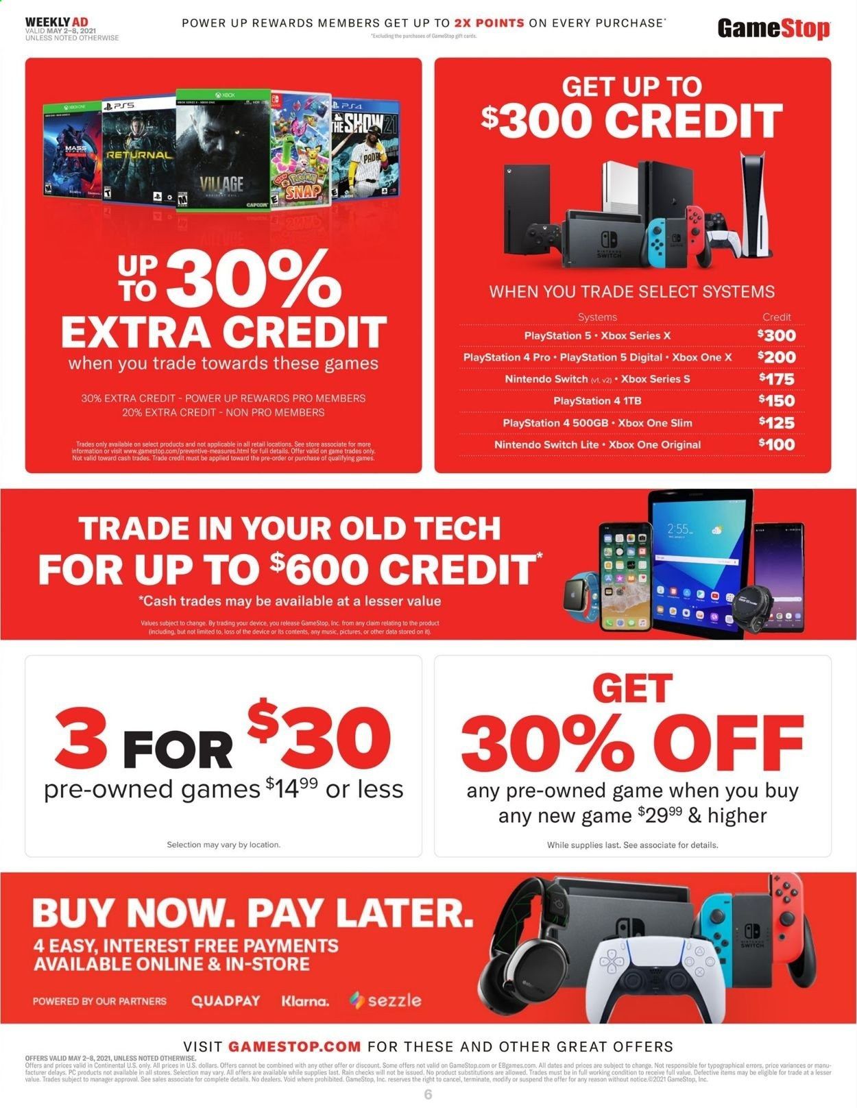 GameStop Weekly Ad Flyer May 2 to May 8