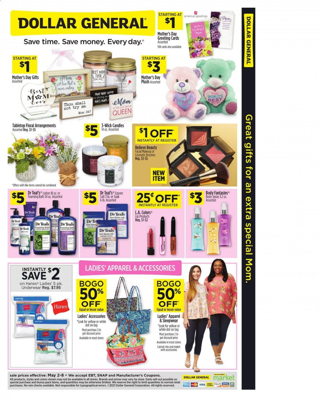 Dollar General (CA) Weekly Ad Flyer May 2 to May 8
