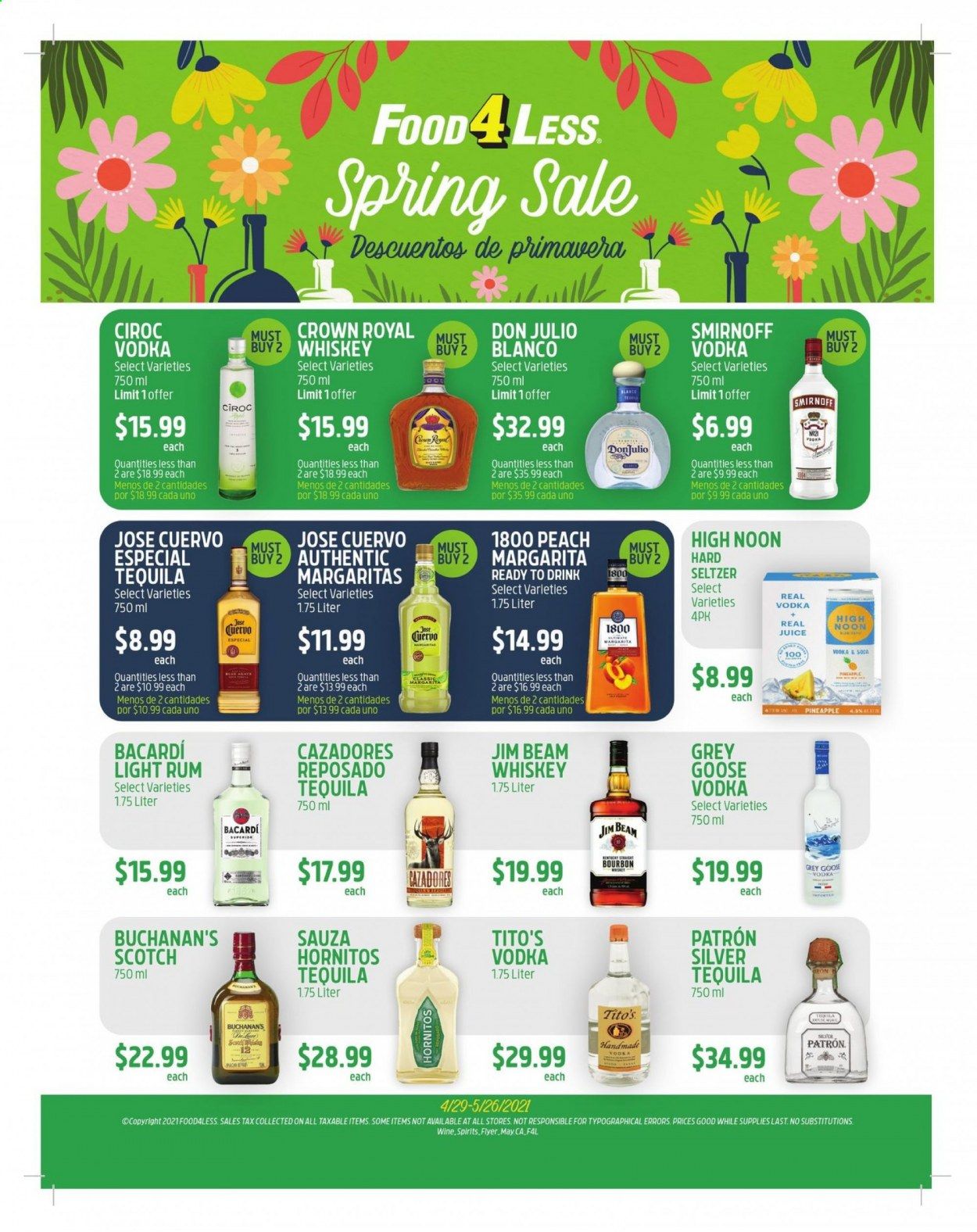 Food 4 Less (CA) Weekly Ad Flyer April 29 to May 26