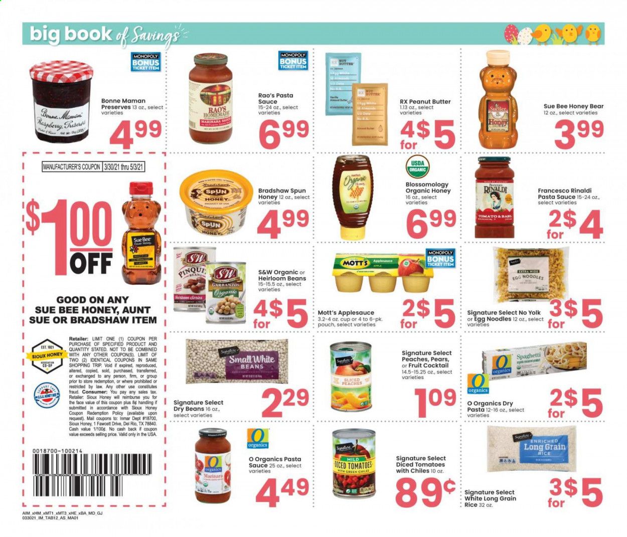 Albertsons (CA, ID, LA, MT, OR, TX, WA) Weekly Ad Flyer March 30 to May 3