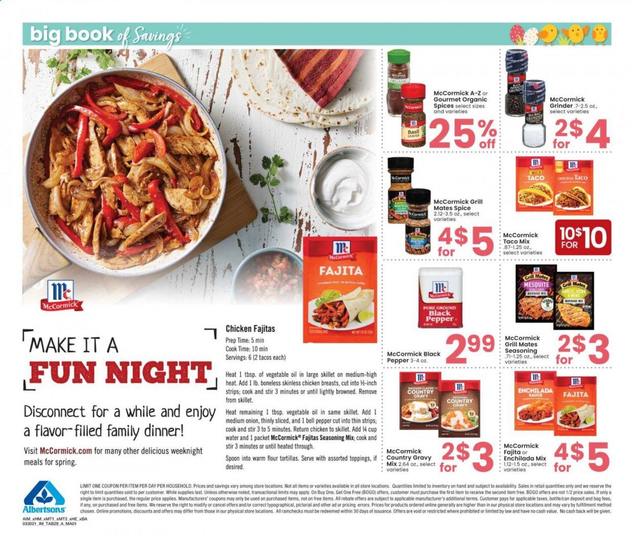 Albertsons (CA, ID, LA, MT, OR, TX, WA) Weekly Ad Flyer March 30 to May 3
