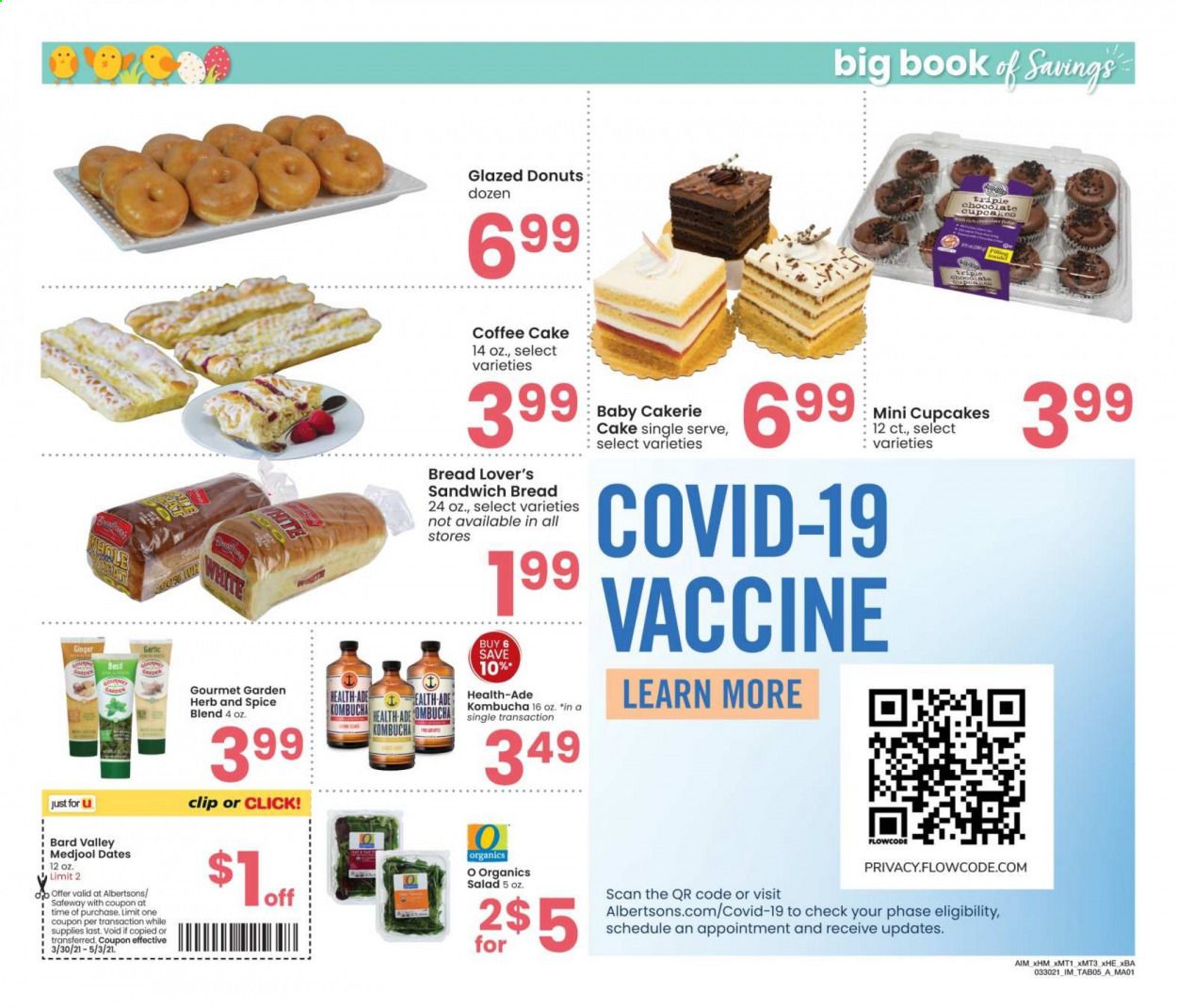 Albertsons (CA, ID, LA, MT, OR, TX, WA) Weekly Ad Flyer March 30 to May 3
