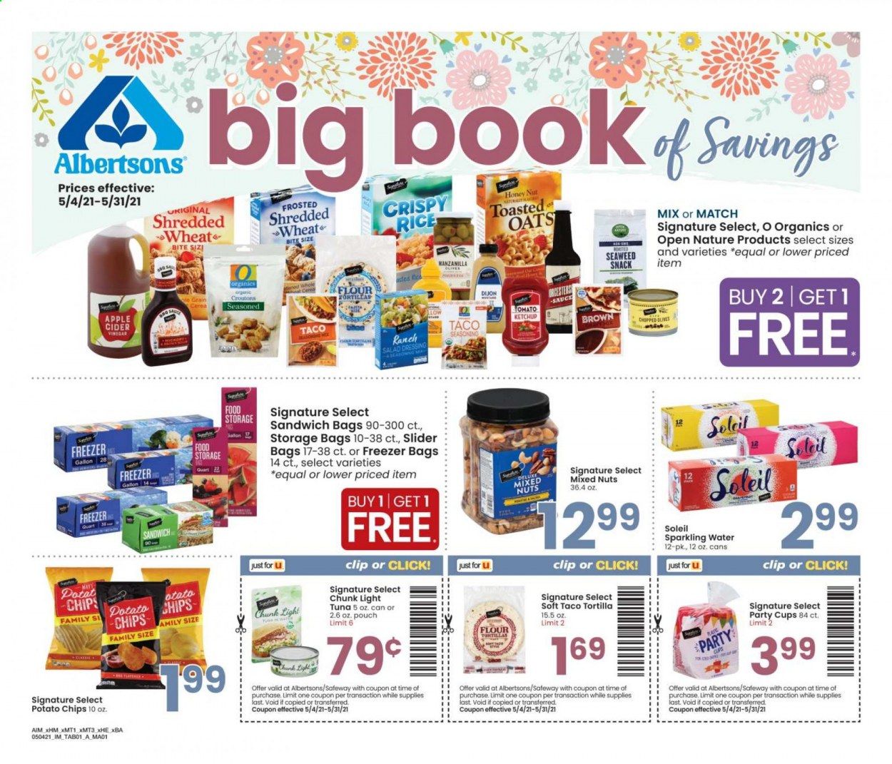 Albertsons (CA, ID, LA, MT, OR, TX, WA) Weekly Ad Flyer May 4 to May 31