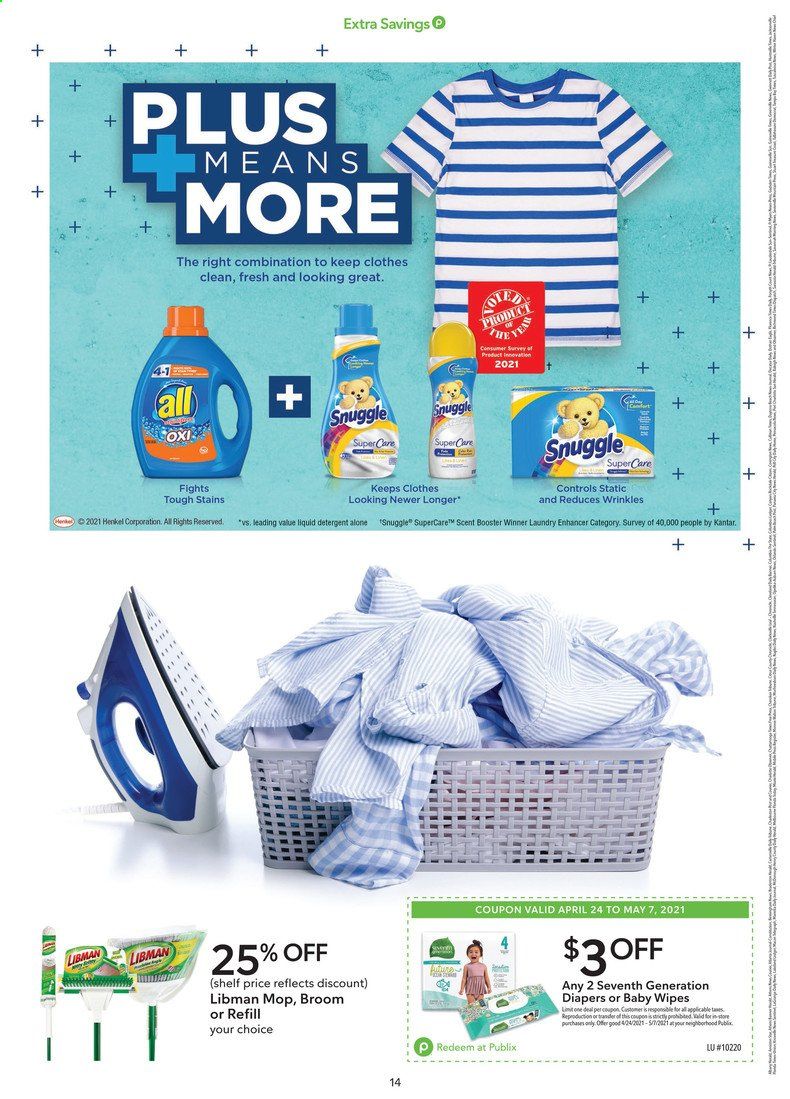 Publix (AL, FL, GA, NC, SC, TN) Weekly Ad Flyer April 24 to May 7