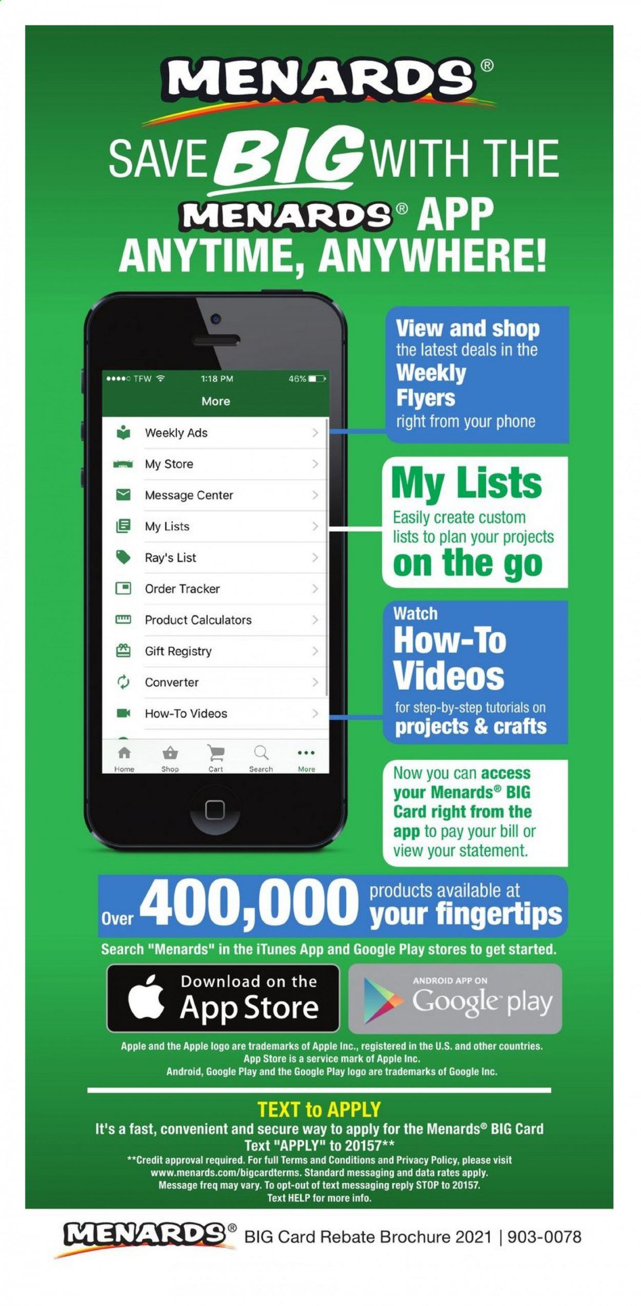 Menards Weekly Ad Flyer January 24 to December 31