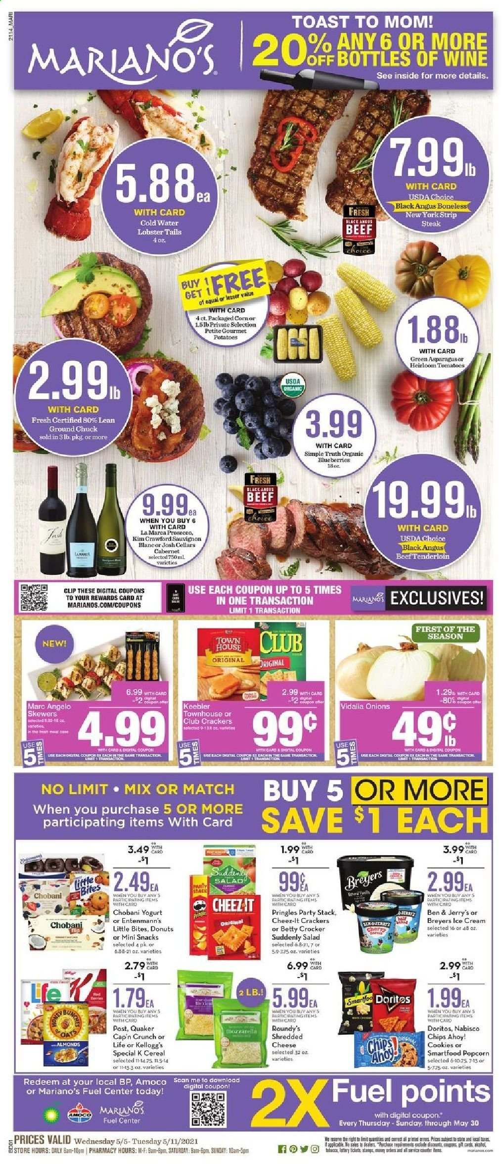 Mariano’s Weekly Ad Flyer May 5 to May 11