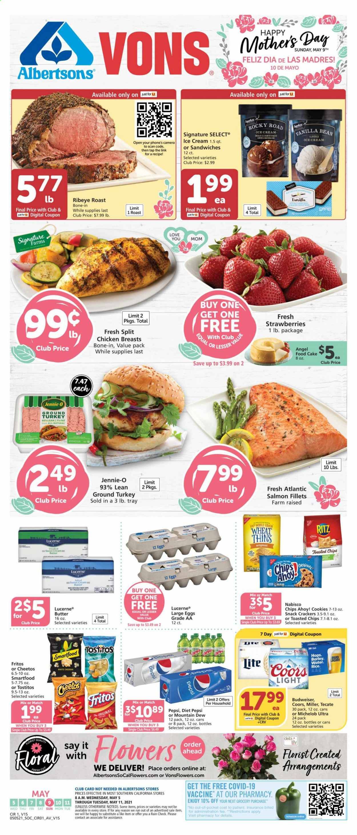 Albertsons (CA, ID, LA, MT, OR, TX, WA) Weekly Ad Flyer May 5 to May 11