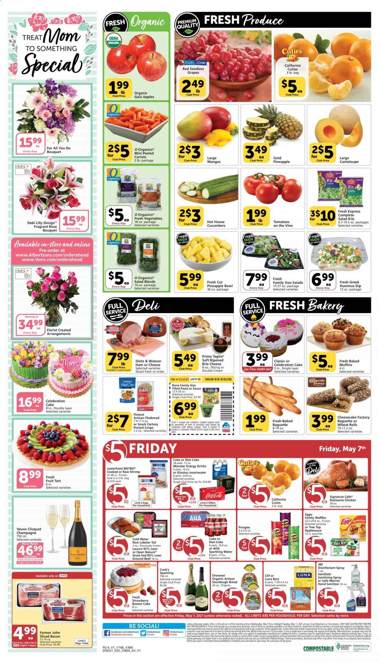 Albertsons (CA, ID, LA, MT, OR, TX, WA) Weekly Ad Flyer May 5 to May 11