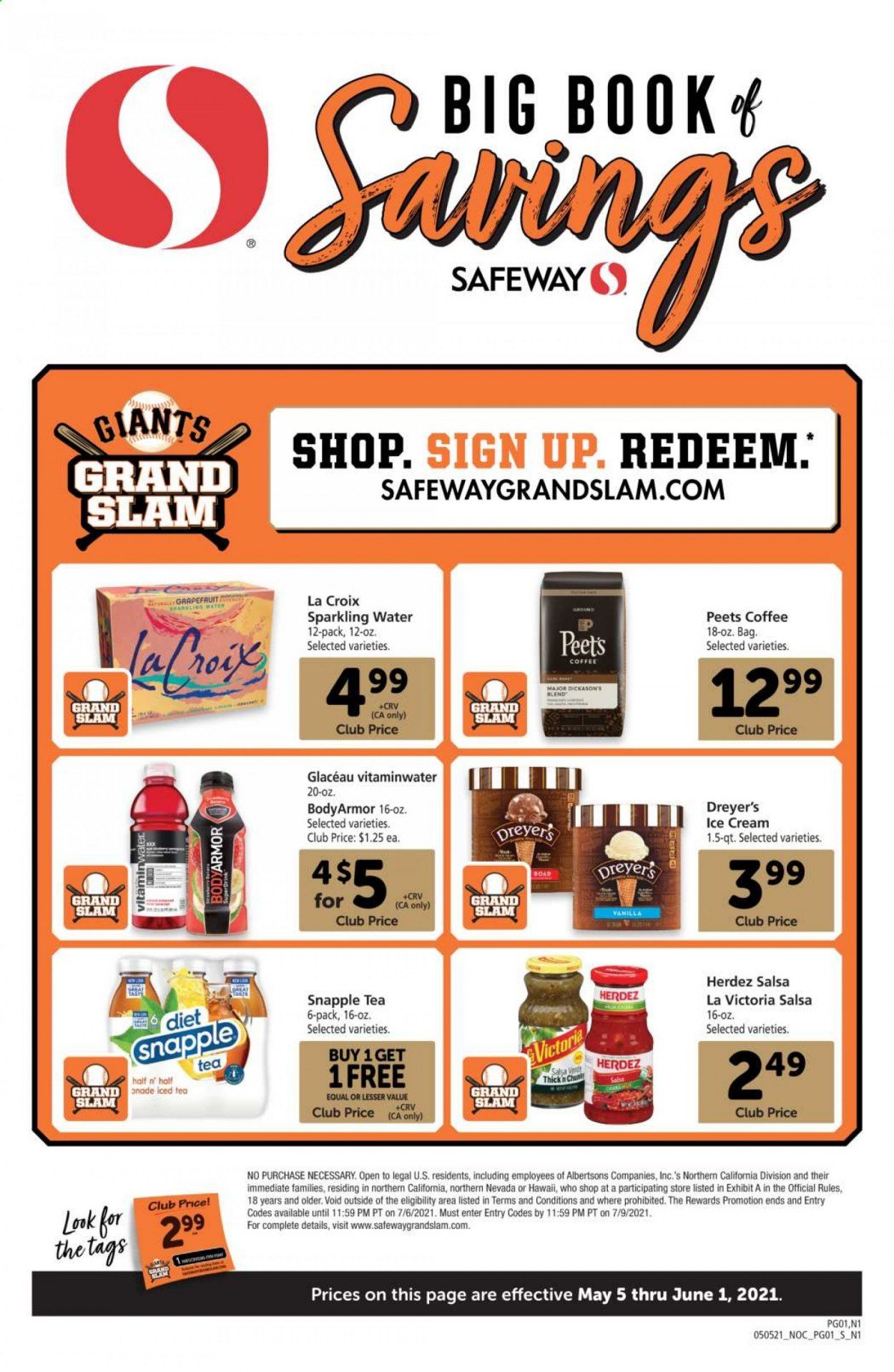 Safeway (AZ, CA, CO, HI, MD, NE, OR, VA, WA) Weekly Ad Flyer May 5 to June 1