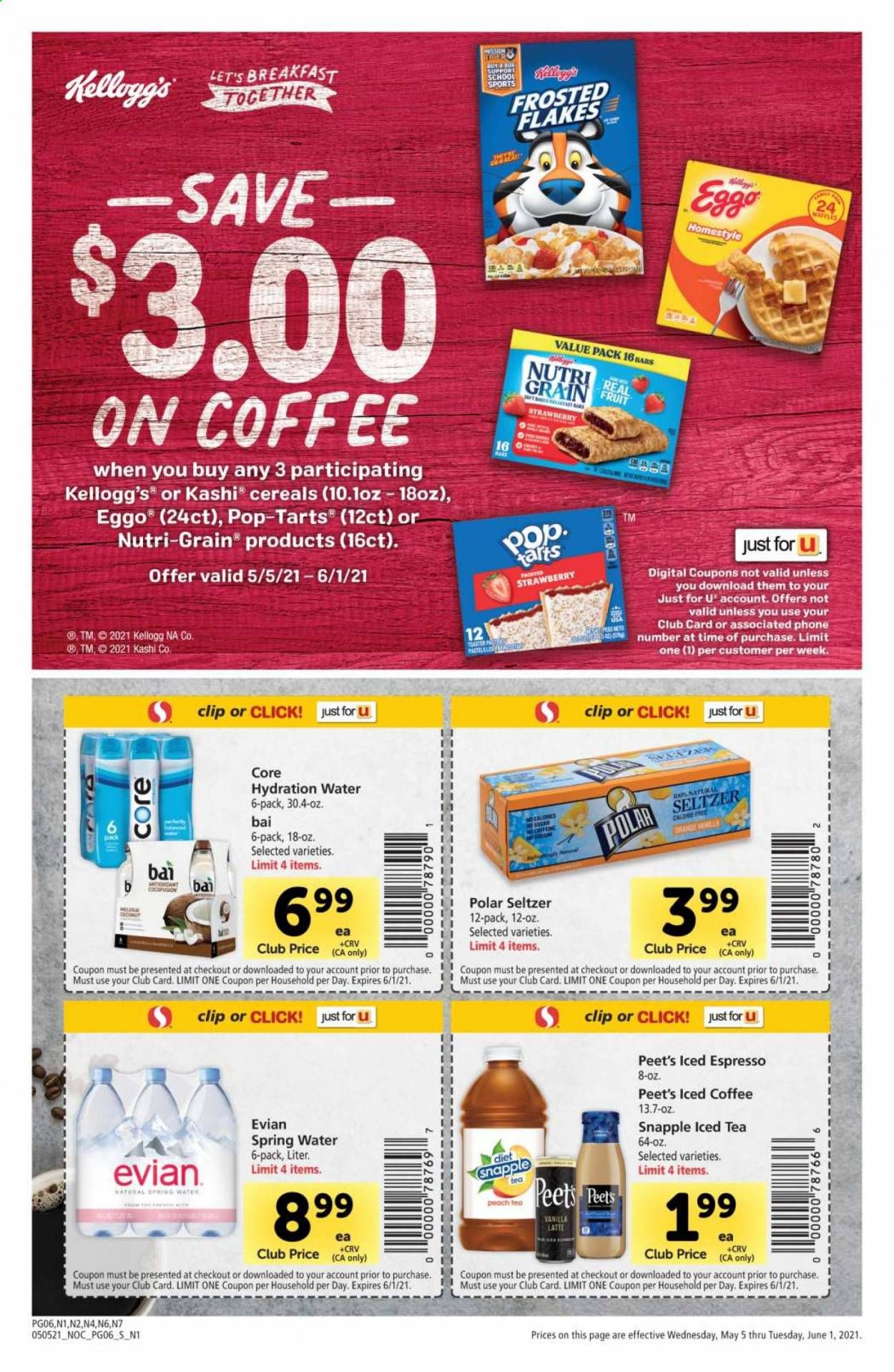 Safeway (AZ, CA, CO, HI, MD, NE, OR, VA, WA) Weekly Ad Flyer May 5 to June 1