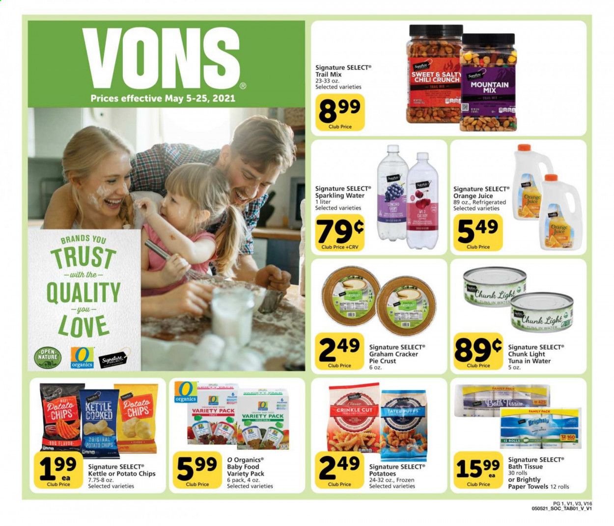 Vons (CA) Weekly Ad Flyer May 5 to May 25