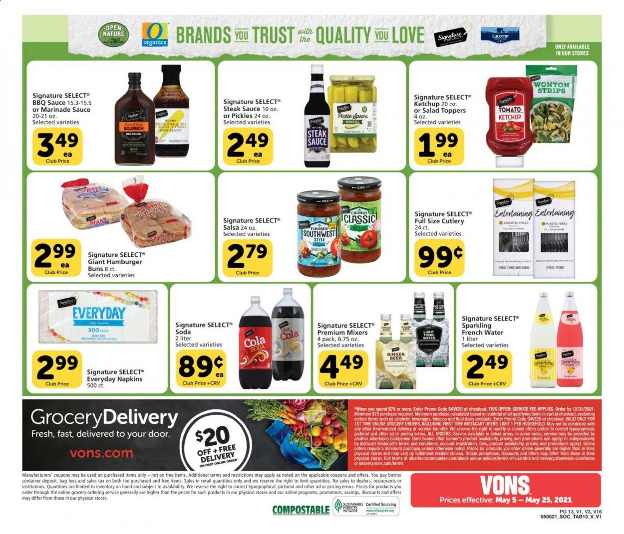 Vons (CA) Weekly Ad Flyer May 5 to May 25