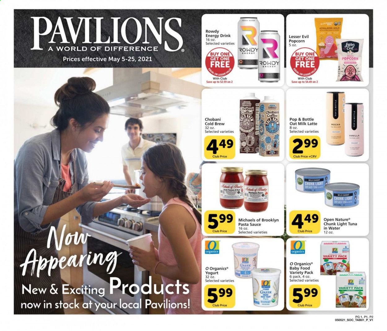 Pavilions (CA) Weekly Ad Flyer May 5 to May 25