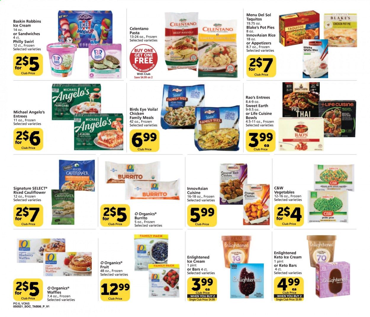 Pavilions (CA) Weekly Ad Flyer May 5 to May 25