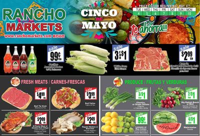 Rancho Markets (UT) Weekly Ad Flyer May 4 to May 10