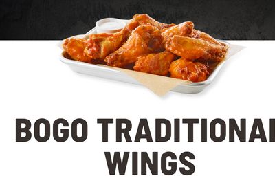 Buffalo Wild Wings Buy One Get One Free Wings Deal!