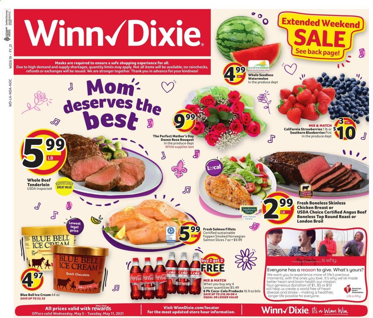 Winn Dixie (AL, FL, GA, LA) Weekly Ad Flyer May 5 to May 11