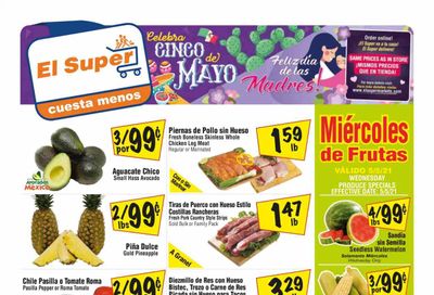 El Super (CA, NM, NV, TX) Weekly Ad Flyer May 5 to May 11