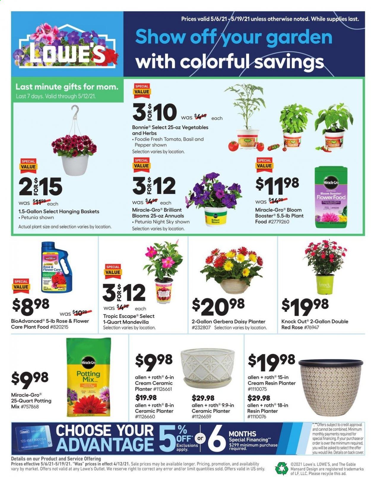 Lowe's Weekly Ad Flyer May 6 to May 19