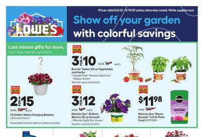 Lowe's Weekly Ad Flyer May 6 to May 19