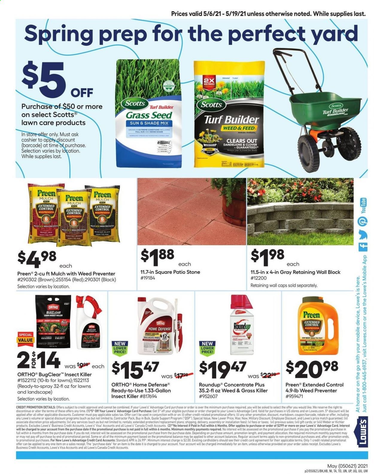 Lowe's Weekly Ad Flyer May 6 to May 19