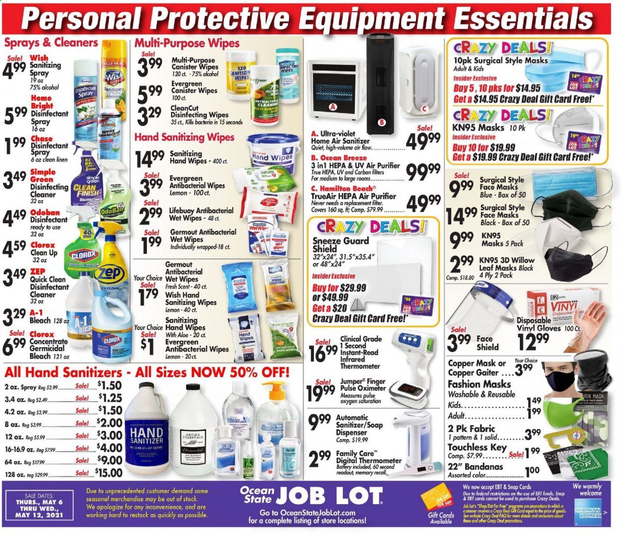 Ocean State Job Lot (CT, MA, ME, NH, NJ, NY, RI) Weekly Ad Flyer May 6 to May 12