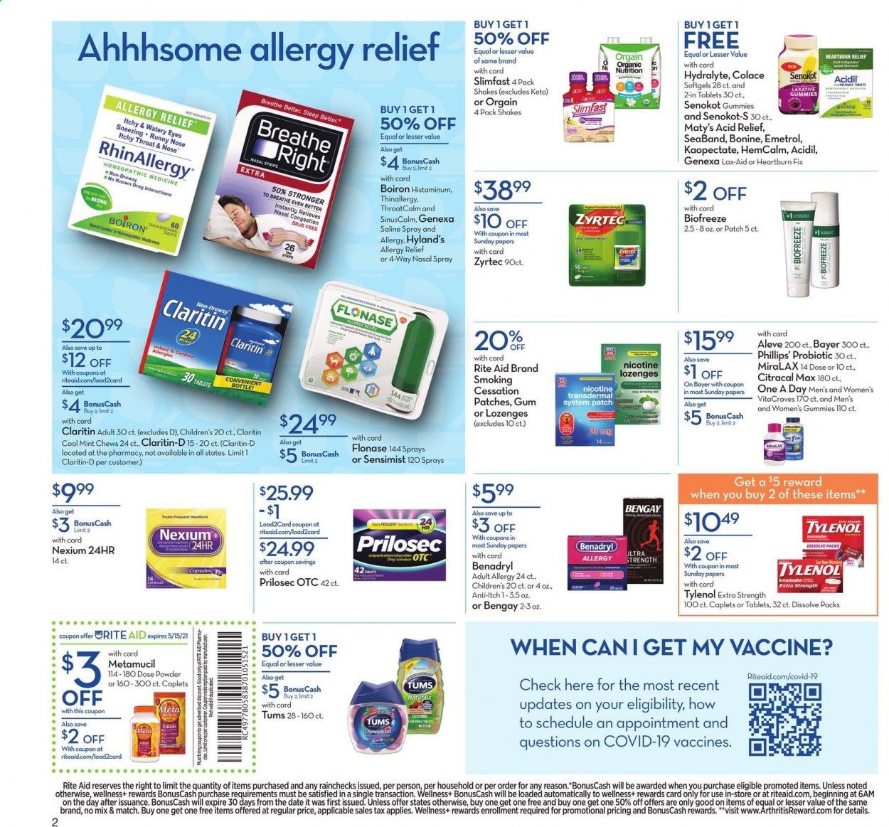 RITE AID Weekly Ad Flyer May 9 to May 15